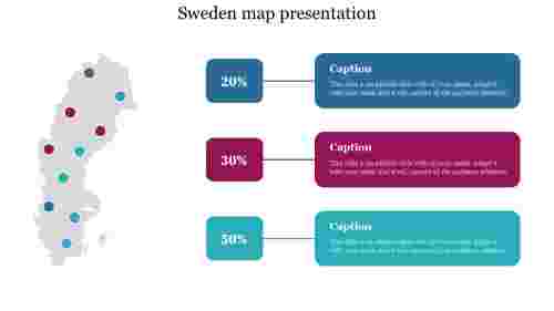 Sweden map presentation